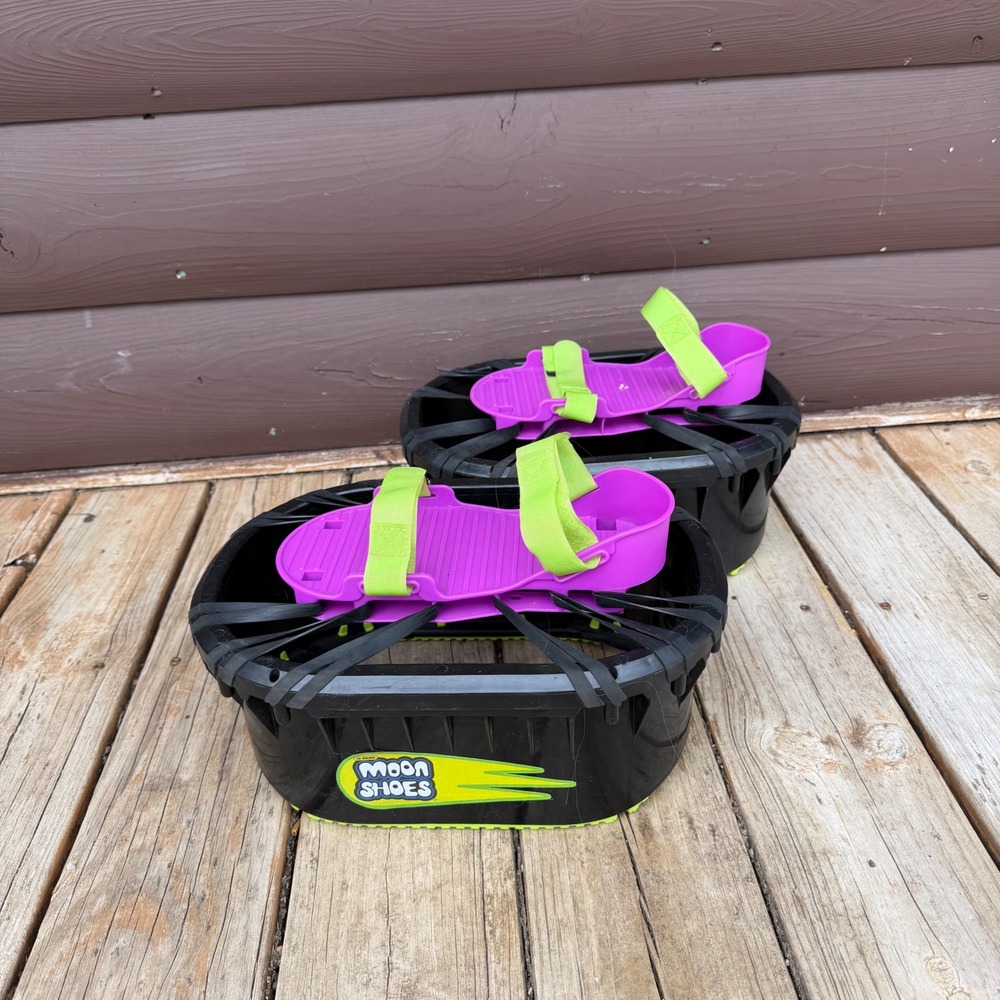 Vintage Big Time Toys Moon Shoes 1990s Nickelodeon Antigravity Trampoline Boots